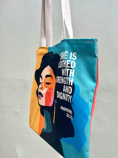 Proverbs 31 tote bag