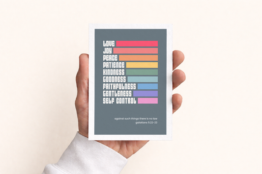 Set of postcards. Fruits of the Spirit cards.