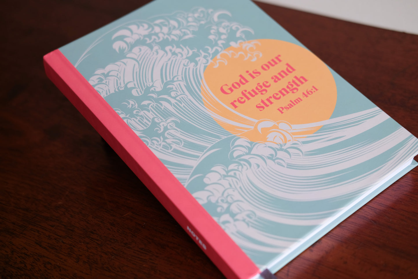 God Is Our Refuge and Strength Christian Notebook – Luxury A5 Hardback Journal | Psalm 46:1