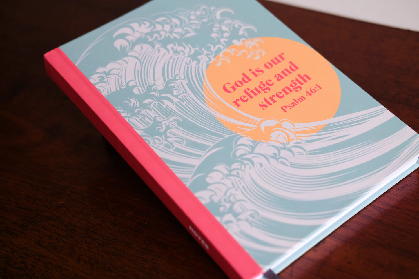 God Is Our Refuge and Strength Christian Notebook – Luxury A5 Hardback Journal | Psalm 46:1