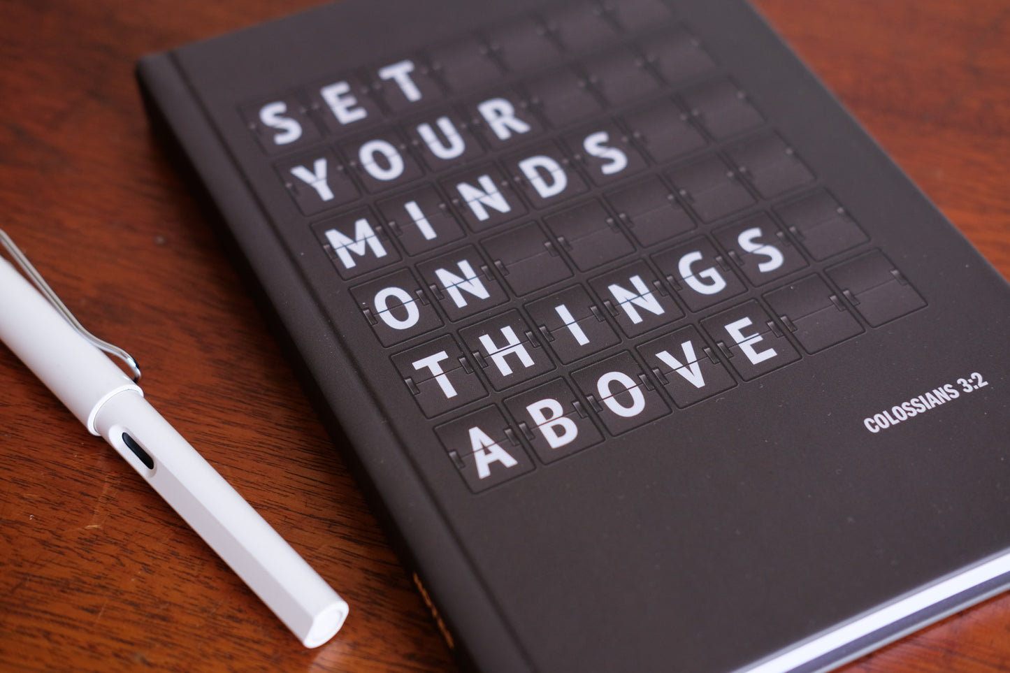 Set Your Minds On Things Above Christian Notebook – Luxury A5 Hardback Journal | Colossians 3:2