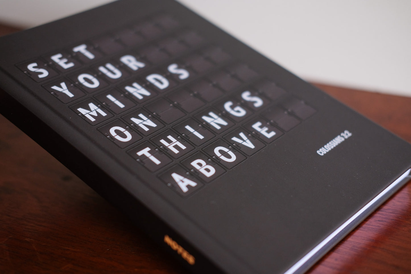 Set Your Minds On Things Above Christian Notebook – Luxury A5 Hardback Journal | Colossians 3:2