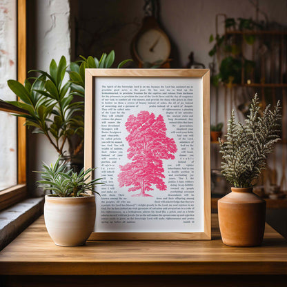 Isaiah 61 poster. Oaks of righteousness.