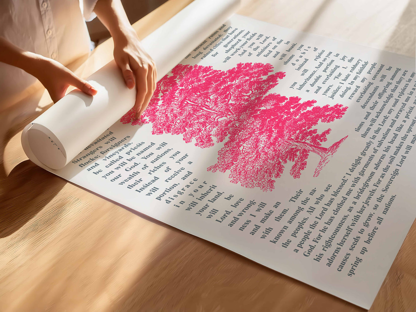 Isaiah 61 poster. Oaks of righteousness.