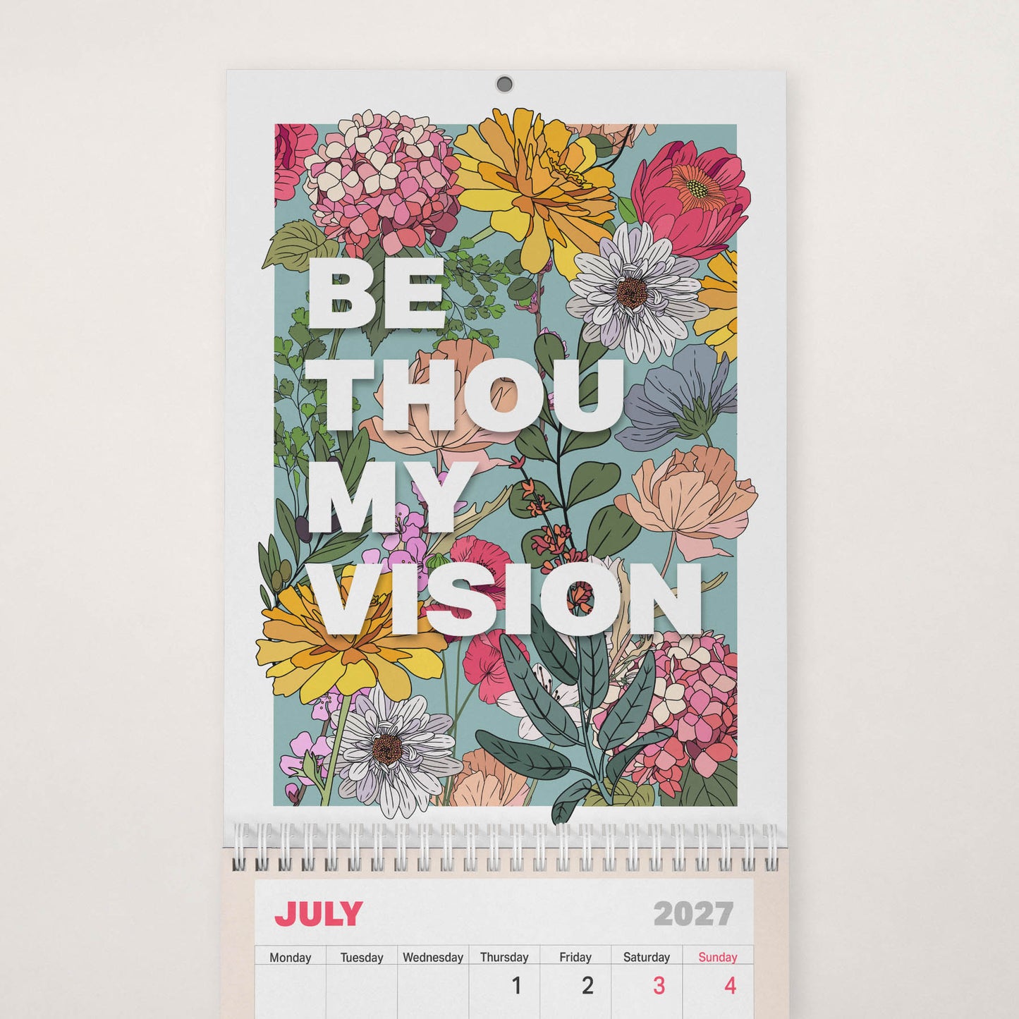 2027 Christian wall calendar