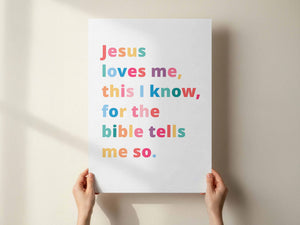 Jesus loves me, this I know. White