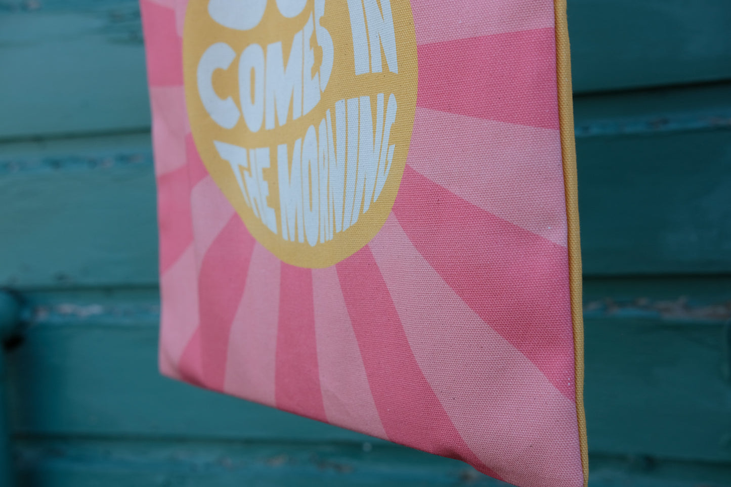 Joy Comes In The Morning tote bag
