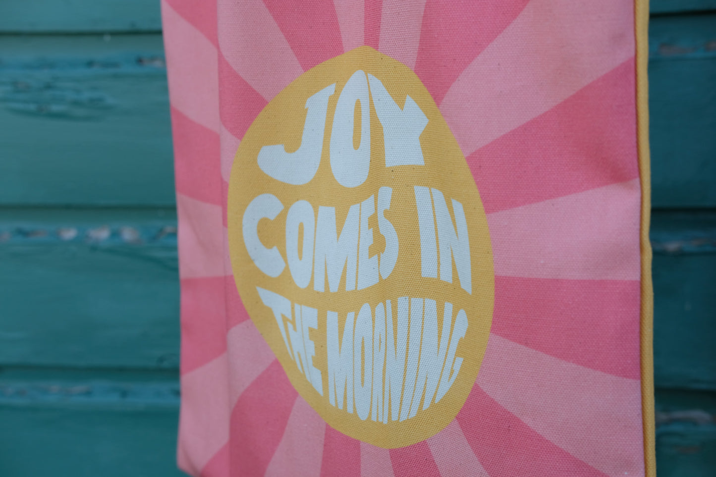 Joy Comes In The Morning tote bag