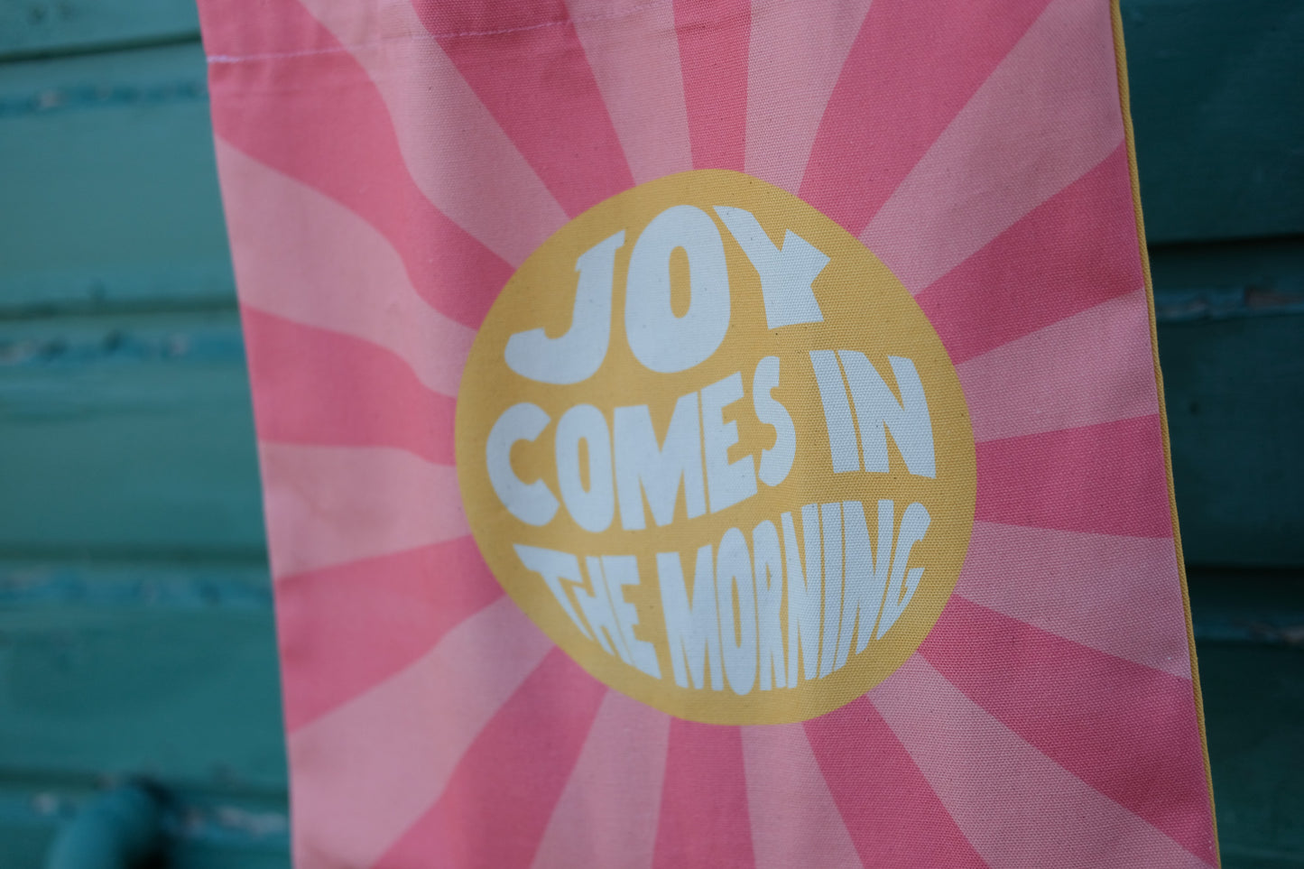 Joy Comes In The Morning tote bag