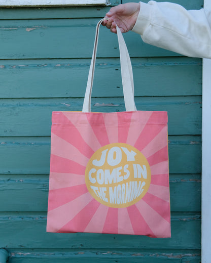 Joy Comes In The Morning tote bag