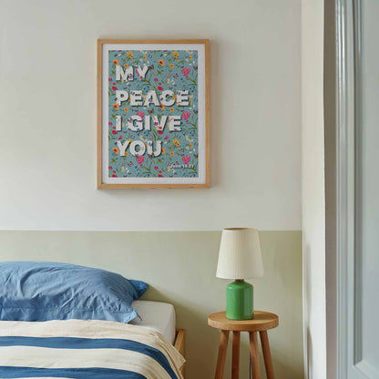 My peace I give you poster, John 14 verse 27
