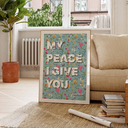 My peace I give you poster, John 14 verse 27