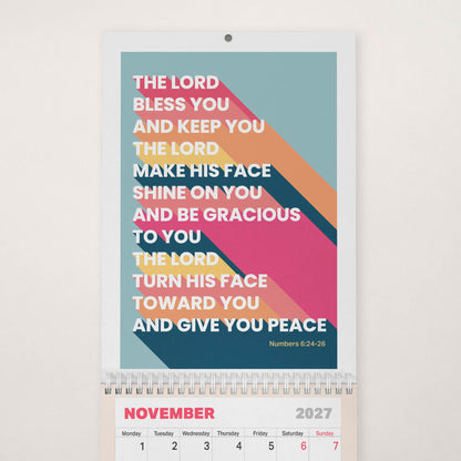 2027 Christian wall calendar