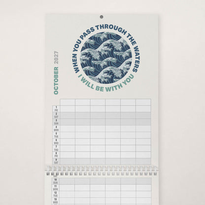 2027 six-column Christian family planner calendar