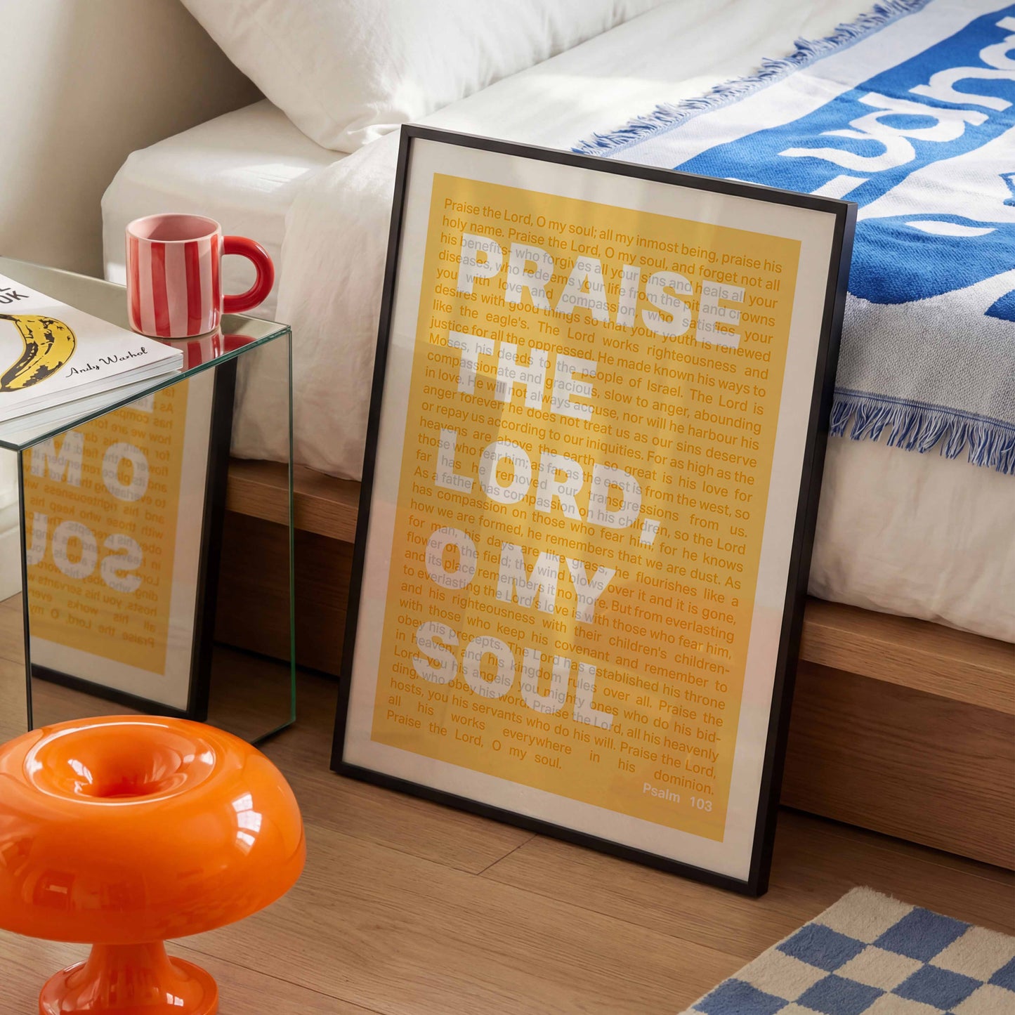 Psalm 103 poster. Praise the Lord, O my soul.