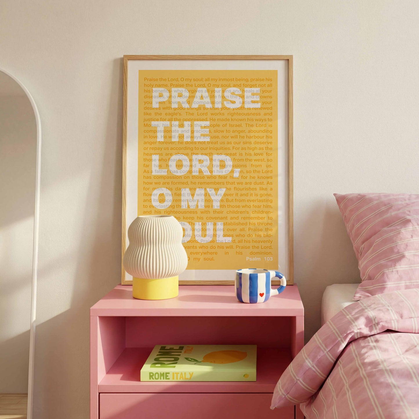 Psalm 103 poster. Praise the Lord, O my soul.