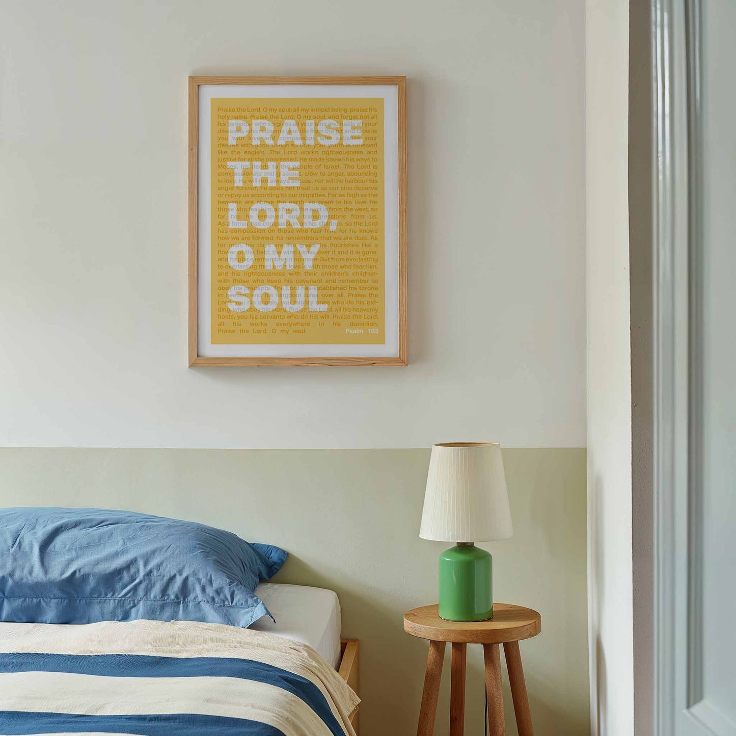Psalm 103 poster. Praise the Lord, O my soul.
