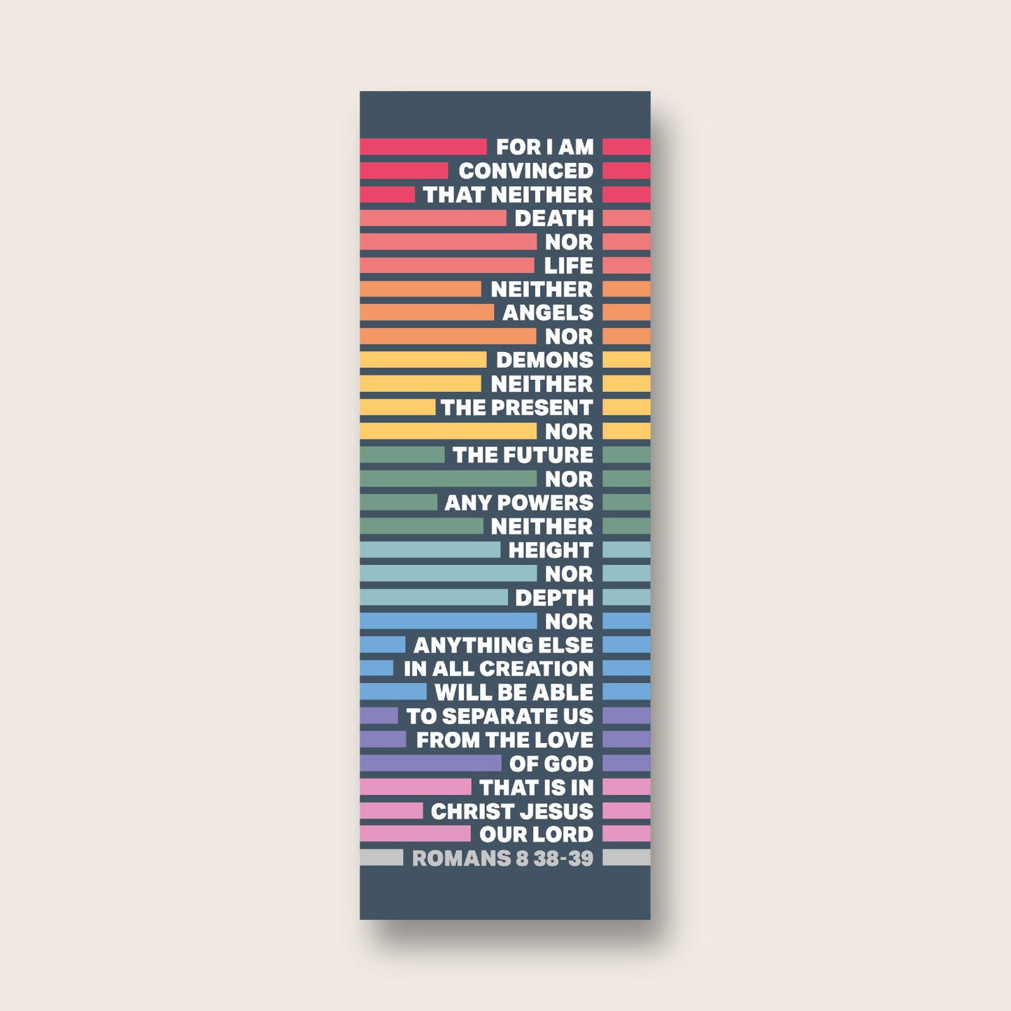 Pack of Christian bookmarks. SET TWO. 8 different designs.