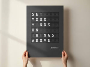 Set your minds on things above