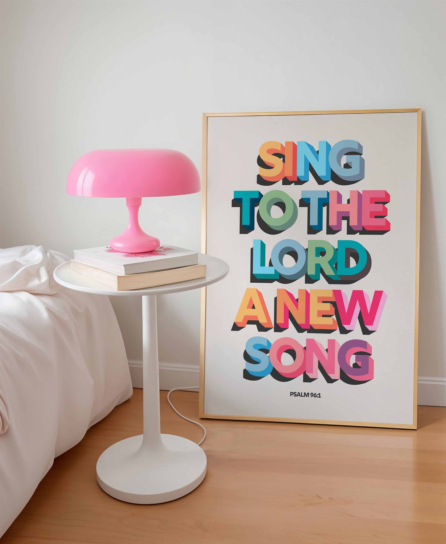Sing to the LORD a new song. Psalm 96 verse 1 poster