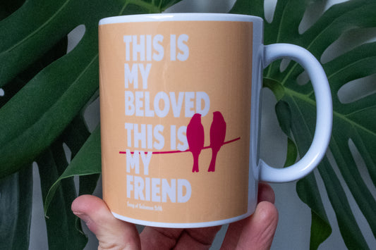 Song of Solomon 'This is my beloved' Christian mug