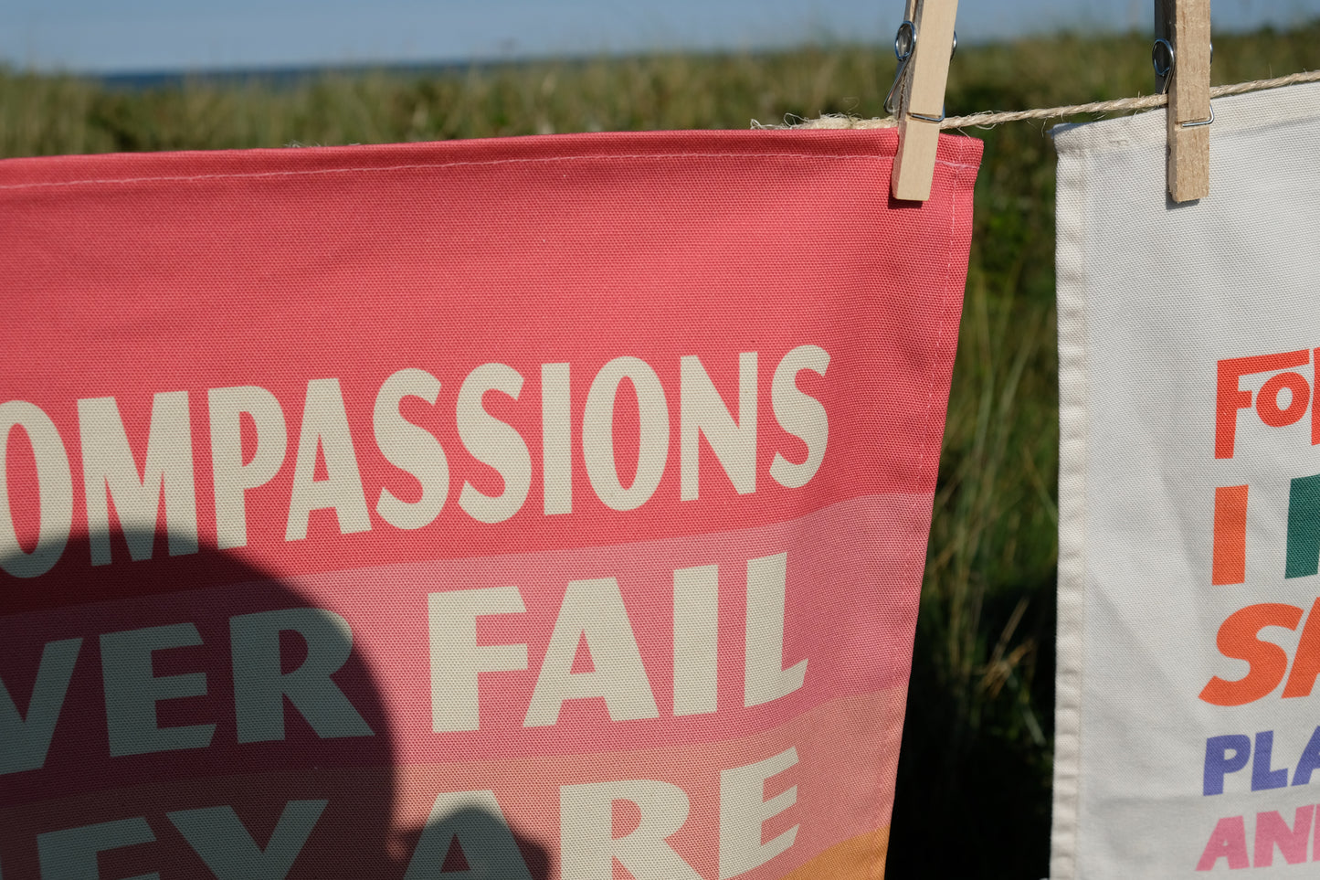Organic cotton Christian tea towel. Lamentations 3. Great is your faithfulness.