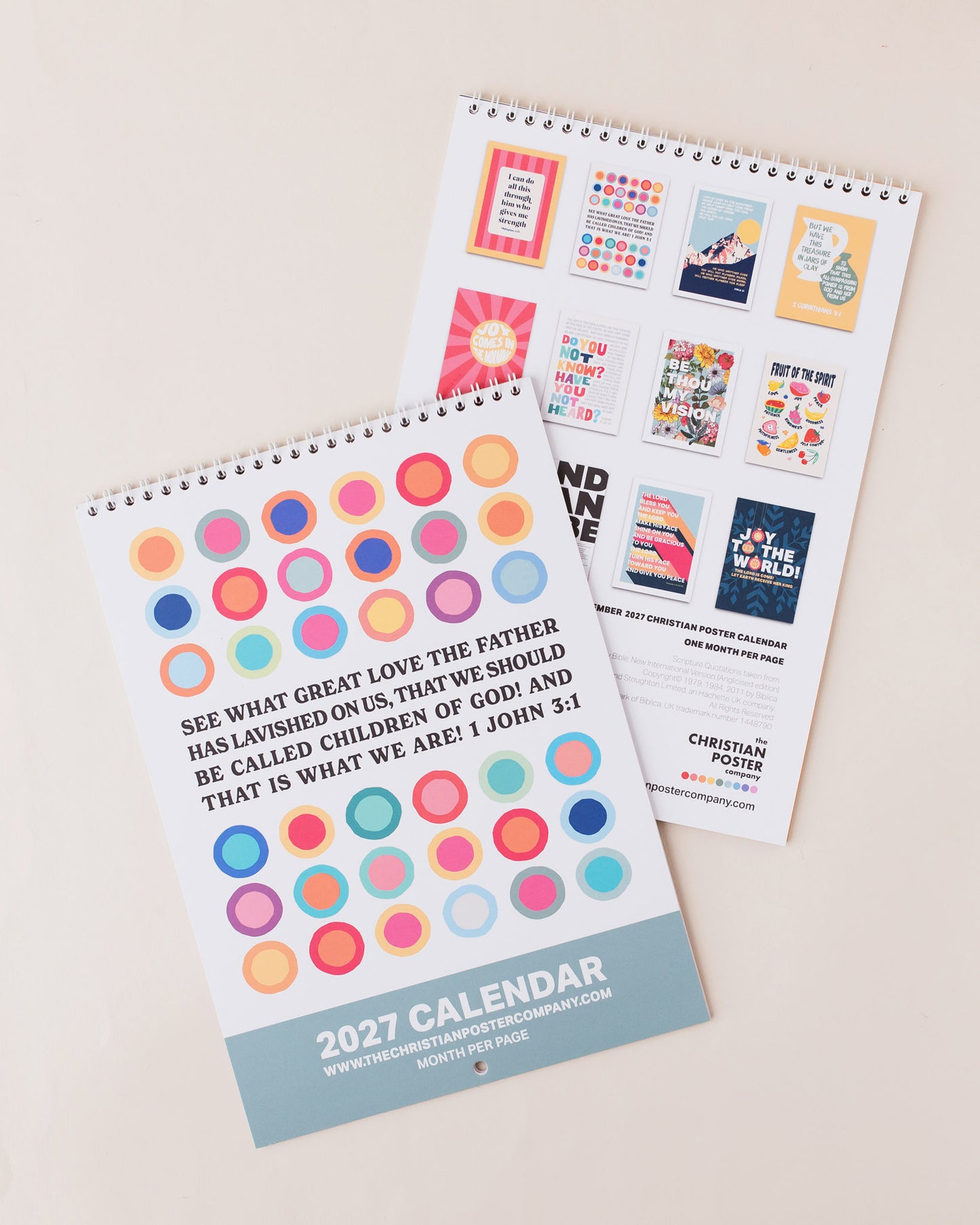 2027 Christian wall calendar