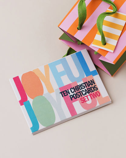 Pack of 10 Christian postcards. SET TWO