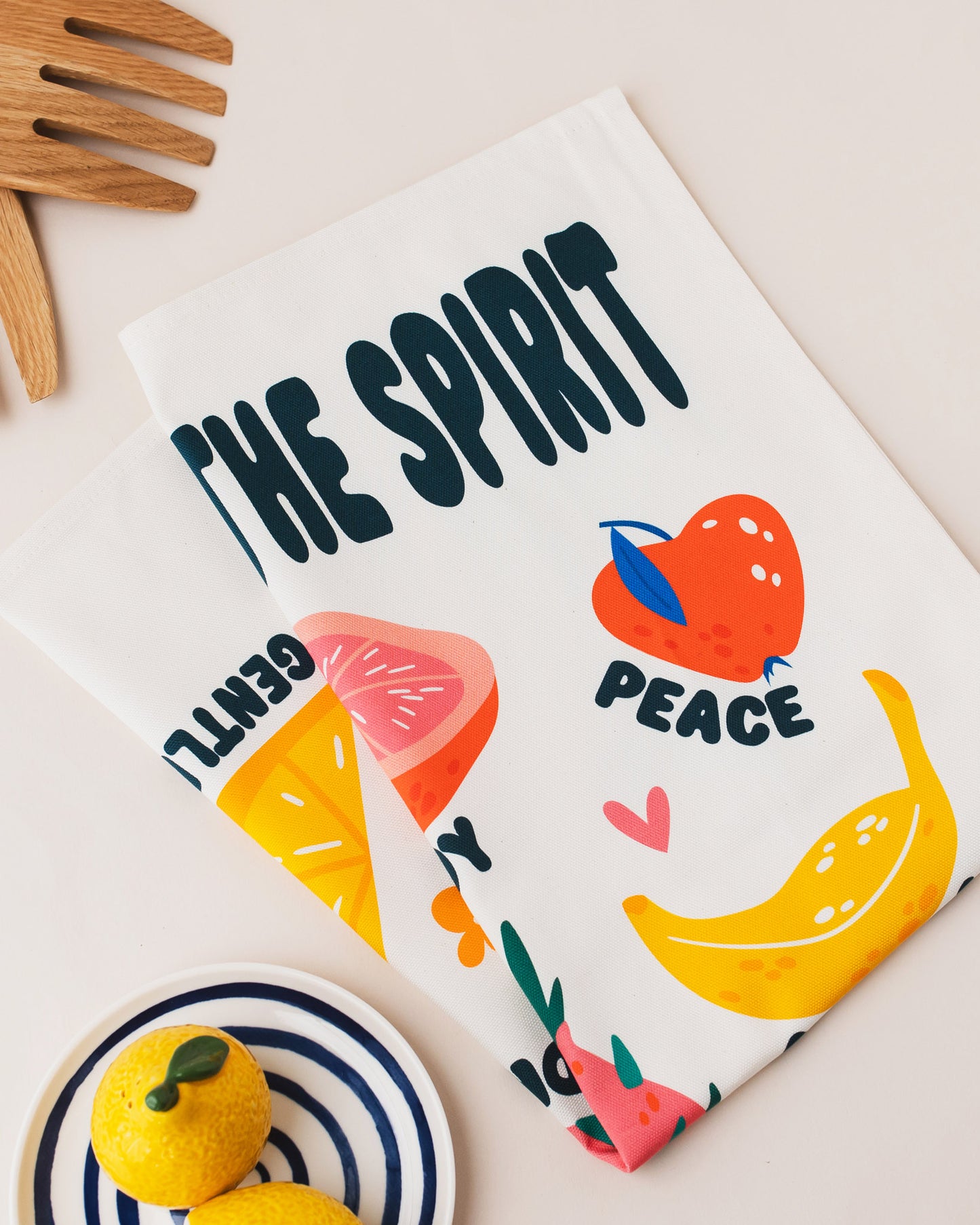Fruit of the Spirit tea towel