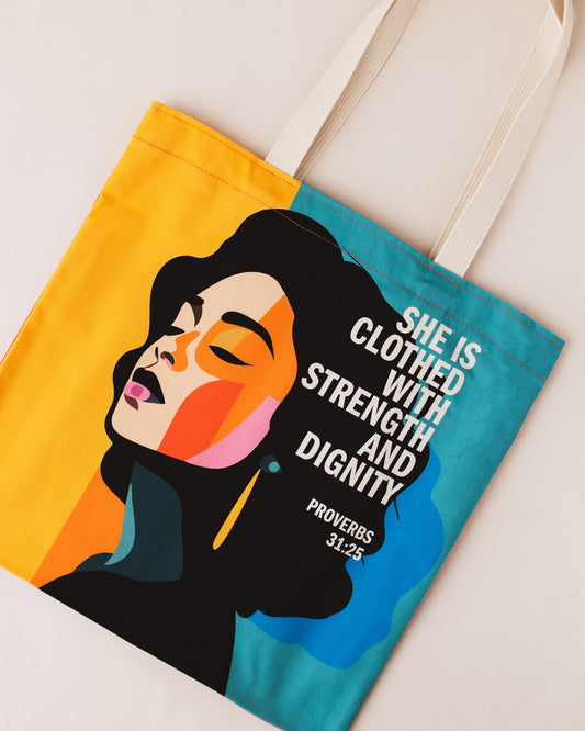 Proverbs 31 tote bag