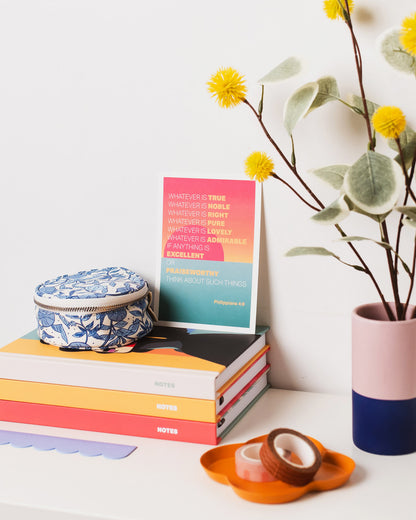 40 Christian Postcards: Colourful modern bible verse cards