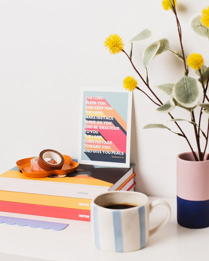 40 Christian Postcards: Colourful modern bible verse cards