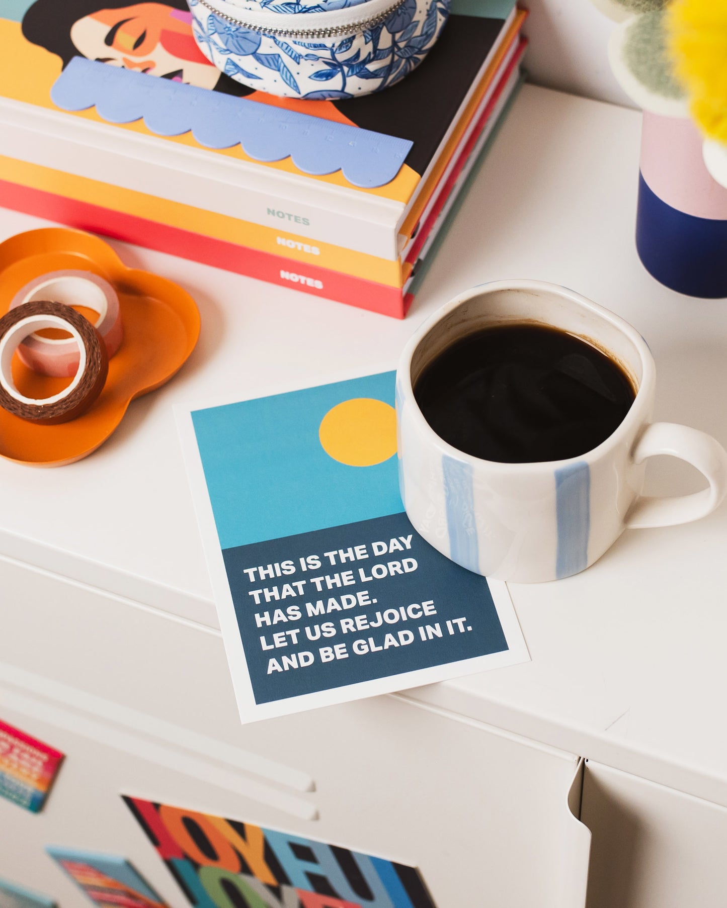 40 Christian Postcards: Colourful modern bible verse cards