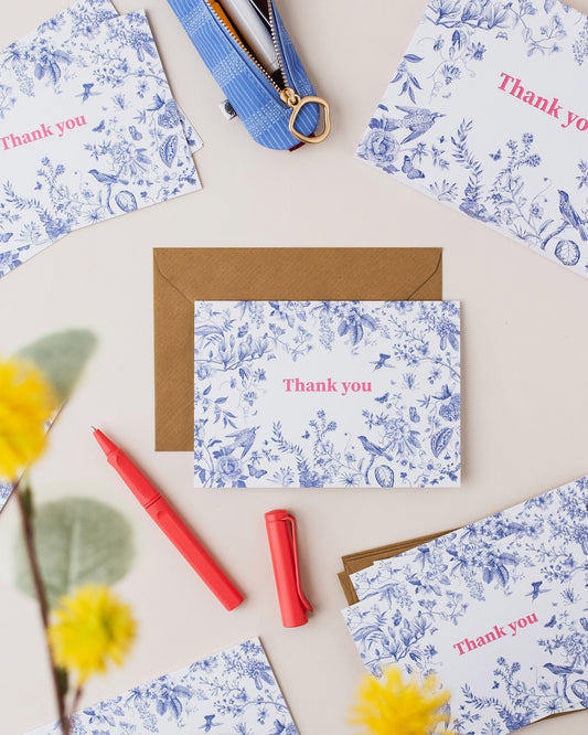 Set of 8 Bible verse Thank You cards.