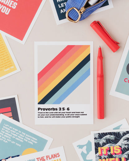 Pack of 10 Christian postcards. SET ONE