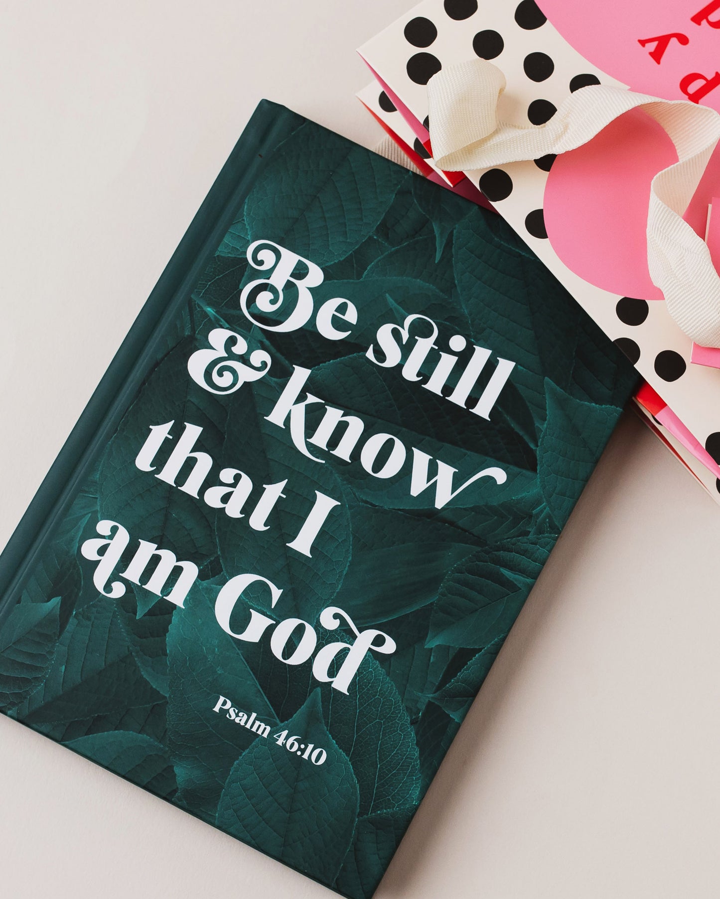 Be Still and Know Christian Notebook – Luxury A5 Hardback Journal | Psalm 46:10