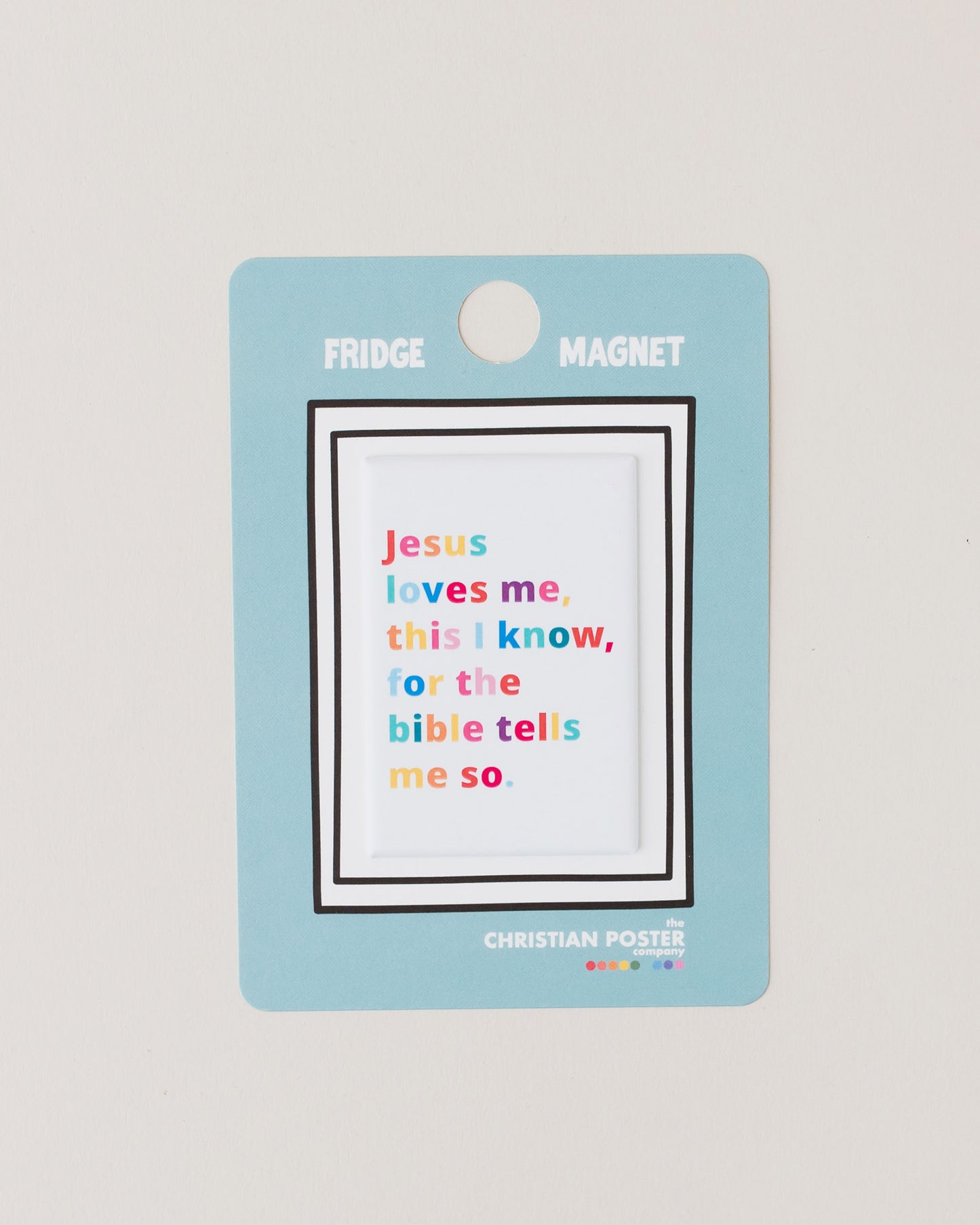 Jesus loves me magnet