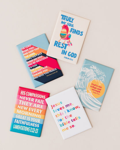 Jesus loves me magnet