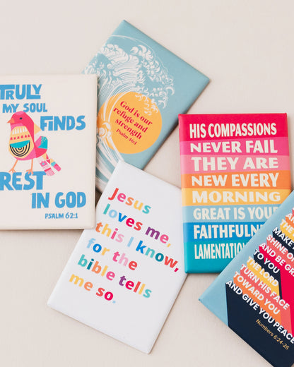 Lamentations 3. His compassions never fail magnet