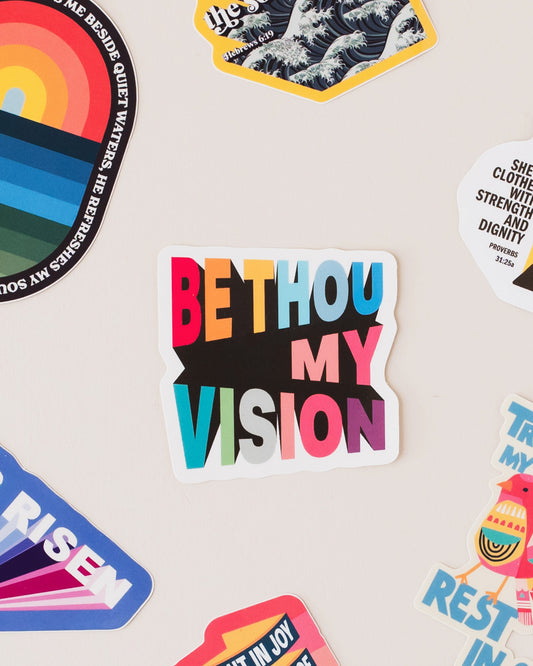 Be thou my vision eco-vinyl sticker