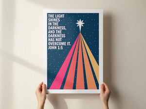 The light shines in the darkness