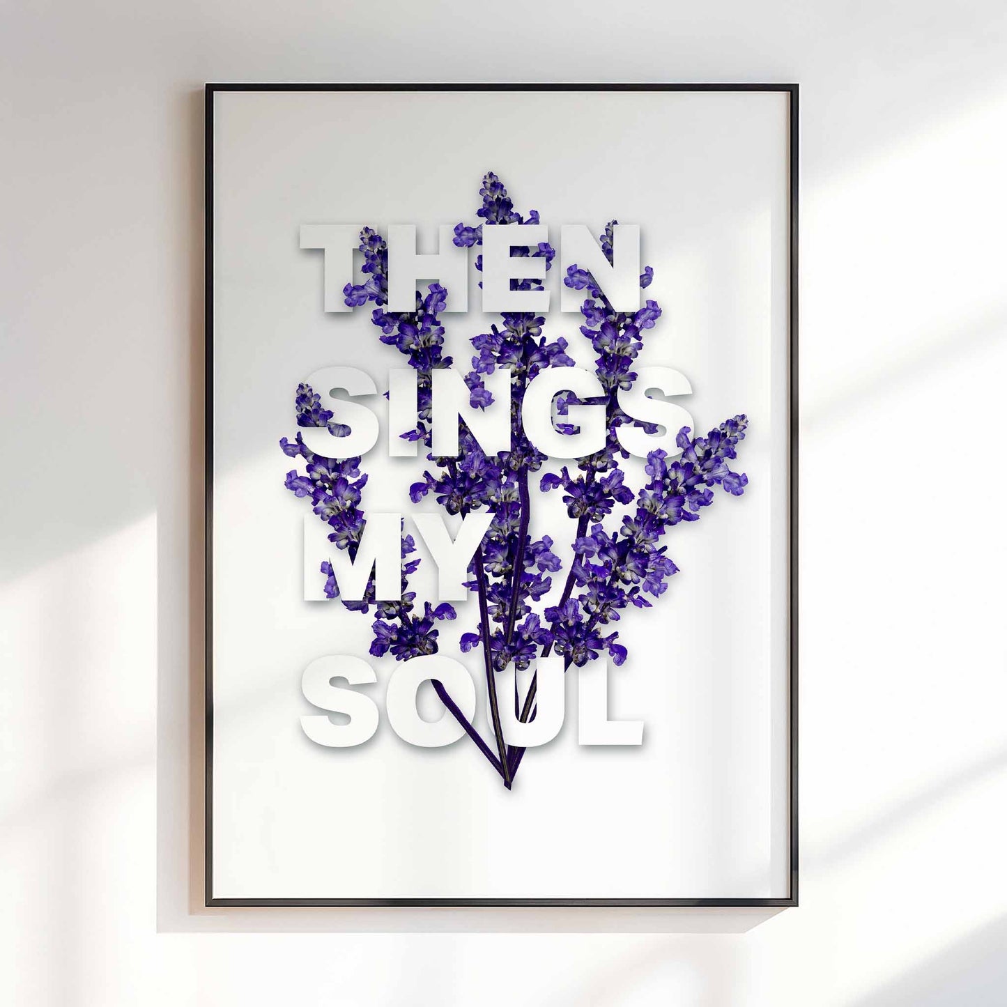 Then sings my soul, Christian poster, Inspired by the hymn 'How great thou art'.
