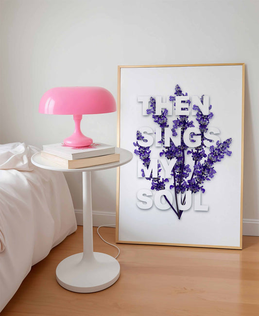 Then sings my soul, Christian poster, Inspired by the hymn 'How great thou art'.