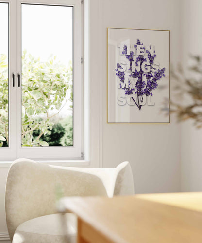Then sings my soul, Christian poster, Inspired by the hymn 'How great thou art'.