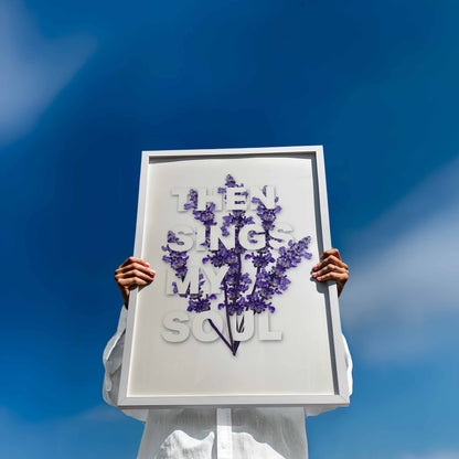 Then sings my soul, Christian poster, Inspired by the hymn 'How great thou art'.