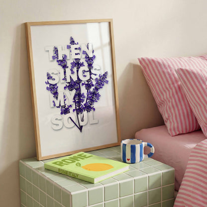 Then sings my soul, Christian poster, Inspired by the hymn 'How great thou art'.