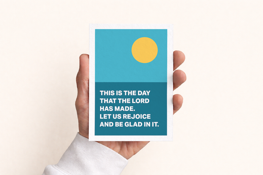 Set of Christian Postcards. 'This is the day" - Psalm 118