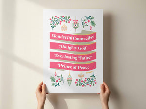 Wonderful counsellor, Almighty God poster