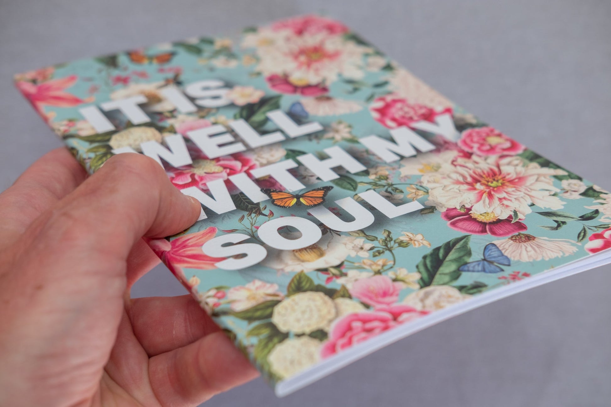 A5 Notebook. It is well with my soul - The Christian Poster Company
