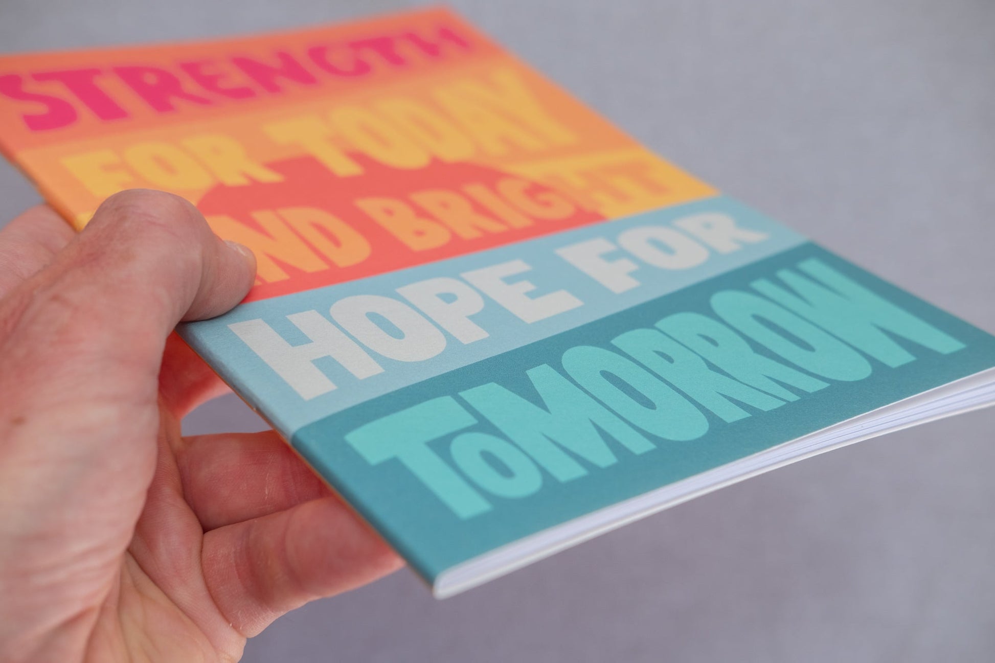 A5 Notebook. Strength for today. - The Christian Poster Company